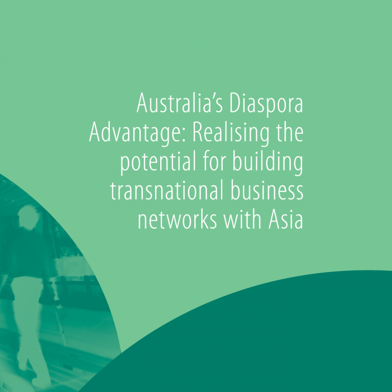ACOLA SAF11 Australia’s Diaspora Advantage: Realising the potential for building transnational business networks with Asia ACOLA SAF11 Australia's Diaspora Advantage: Realising the potential for building transnational business networks with Asia