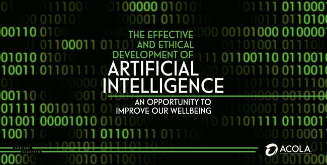 ACOLA Horizon Scanning: Artificial Intelligence report ACOLA Horizon Scanning: Artificial Intelligence report