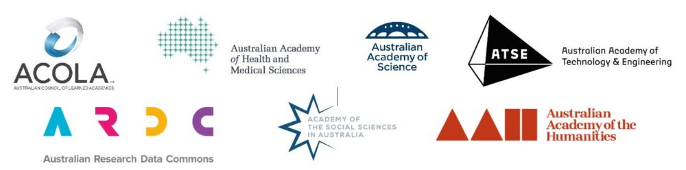 Academy, ACOLA and ARDC logos