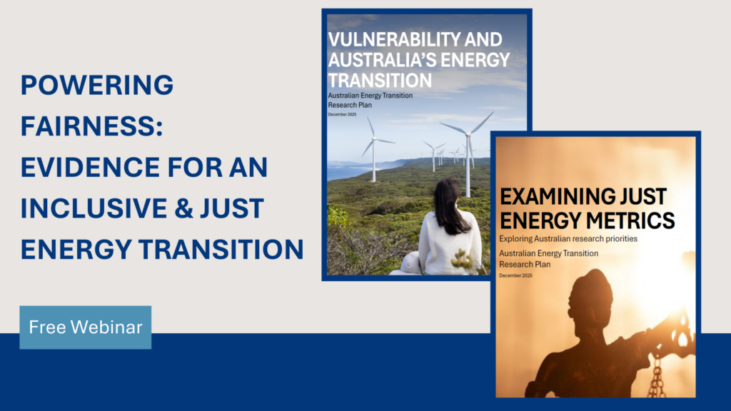 Powering Fairness: Evidence for an Inclusive and JUST Energy Transition | Webinar